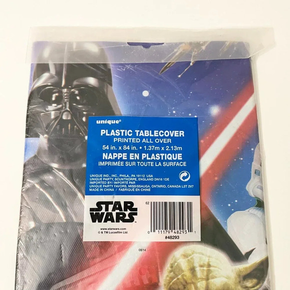 Star Wars Plastic Table Cover Lucasfilm Birthday Party Decoration - Picture 6 of 11